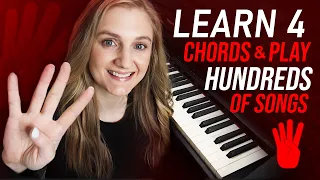 Learn 4 Chords & Play HUNDREDS Of Songs On Piano