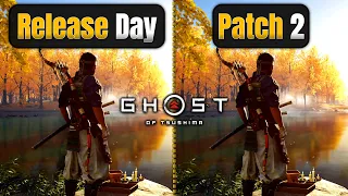 Ghost of Tsushima - Release Day vs Patch 2 - ft. RTX 2060