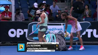 Xu/Zheng v Kasatkina/Kovnic highlights (2R) | Australian Open 2016