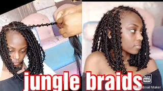 How to: DETAILED PARTING TUTORIAL WHILE DOING BUTTERFLY BRAIDS AKA JUNGLE BRAIDS