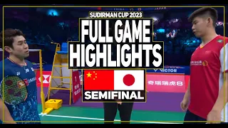LIU Yu Chen/OU Xuan Yi vs Takuro HOKI/Yugo KOBAYASHI Badminton Sudirman Cup 2023 China vs Japan | SF