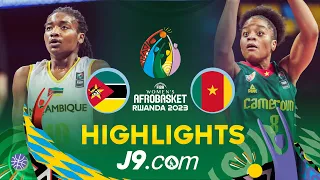 Mozambique 🇲🇿 v Cameroon 🇨🇲 | Classification 5-6 | J9 Highlights | FIBA Women's Afrobasket 2023