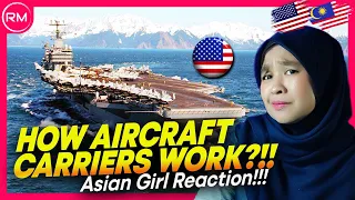 ASIAN GIRL REACT TO CITIES AT SEA : HOW AIRCRAFT CARRIERS WORK?! THIS IS AMAZING!!