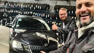 how to reset inspection | oil message on Skoda Octavia 2018 Full HD