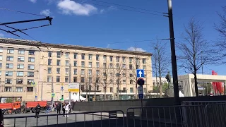 Пролет авиации. Подготовка к параду победы в Москве.