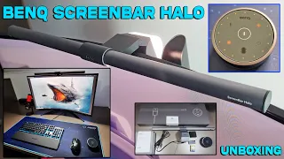 BenQ ScreenBar Halo Review & Unboxing | The Perfect Lighting Solution For Your Desk