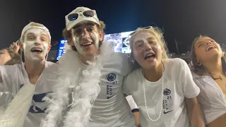 Penn State fans sing 'Sweet Caroline' at 2021 White Out game