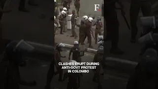 University Students in Colombo, Sri Lanka Met With Tear Gas & Water Cannons During Protests