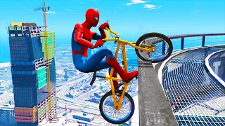 GTA 5 Jumping off Highest Buildings #24 - Funny Moments & Fails, Gameplay GTA 5