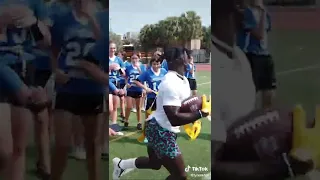 CHEETAH VS. AN ENTIRE YOUTH FOOTBALL TEAM ✌🏿 | Tyreek Hill