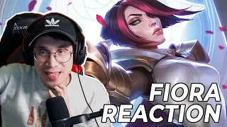 Arcane fan reacts to FIORA (Voicelines, Skins, & Story) | League of Legends