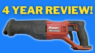 (Harbor Freight) Bauer 20v Cordless Reciprocating Saw Review(Brushed Motor)