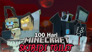 100 DAYS IN MINECRAFT SKIBIDI TOILET