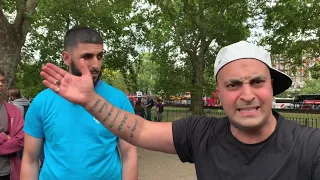 ALI DAWAH & MO DEEN CANT AGREE! DEBATE ON EID, HEAVEN OR HELL? - speakers corner 18/8/19