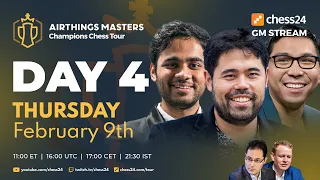 Airthings Masters Day 4 ft. Nakamura, So & Arjun | Leko & Gustafsson