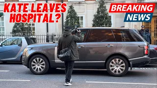 BREAKING NEWS: possible sighting of Princess Kate leaving Hospital after 10 days!