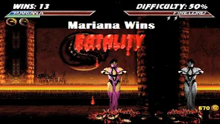 Mortal Kombat Bloodriver (Baphomet Behemoth's Edit) Mariana Full Playthrough