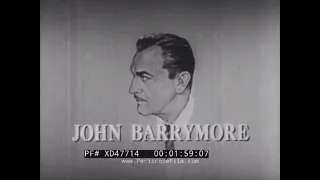 " JOHN BARRYMORE " 1965 BIOGRAPHY OF ONE OF HOLLYWOOD'S GREATEST ACTORS   XD47714