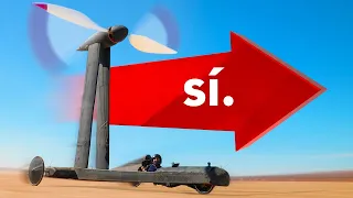 ¿Puede un Auto Eólico ir Más Rápido que el Viento?