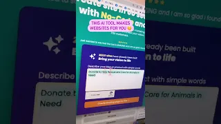 AI Tool To Make Websites In 60 Seconds