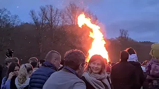 Walpurgis evening in Slottskogen Gothenburg 2023.