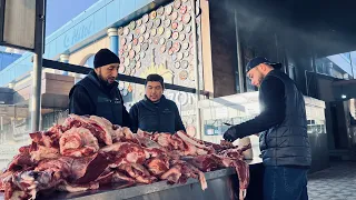 THE MOST GIANT PILAF | 3000KG WEDDING PILAF | MEGA PILAF| POPULAR STREET FOOD UZBEKISTAN! МЕГА ПЛОВ