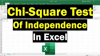 Perform Chi-Square Test Of Independence In Excel (Including P Value!)