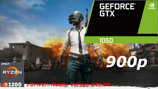 PLAYERUNKNOWN'S BATTLEGROUNDS - GTX 1050 2GB - Ryzen 3 1200 - 900p - benchmark