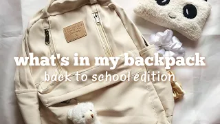 vlog 002 📔 what's in my backpack | senior high, face-to-face class !!