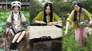 I made a dress out of wild grass | 我用野草做了一件有2000年历史的衣服！【李意纯】