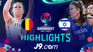 Belgium 🇧🇪 vs Israel 🇮🇱 | J9 Highlights | FIBA #EuroBasketWomen 2023