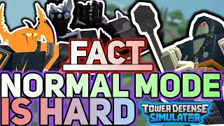 Why is Normal Mode SO HARD? (Harder than Molten Mode) - Tower Defense Simulator