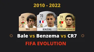 Bale VS Benzema VS Ronaldo FIFA EVOLUTION!😱🔥 | FIFA 10 - FIFA 22