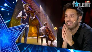 Las increíbles versiones AL VIOLÍN de estos TEMAZOS actuales | Semifinal 01 | Got Talent España 2021