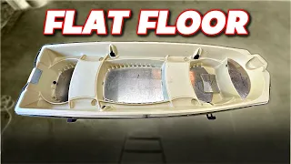 Making a FLAT FLOOR in the SunDolphin American 12