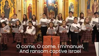 O Come Emmanuel with Lyrics | Christmas Carol | تعال يا عمانوئيل | #christmassongs | #christmas