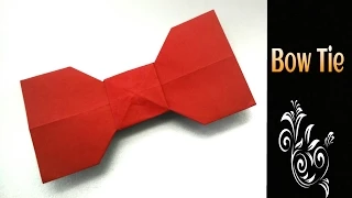 Origami Tutorial to make an easy Paper " Bow Tie🎀" - Father's day Special