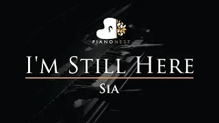Sia - I'm Still Here - Piano Karaoke / Sing Along Cover with Lyrics