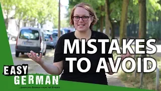 4 Mistakes to avoid when starting to learn German | Super Easy German 79