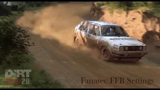 Dirt Rally 2 Fanatec CSW.. Good FFB Settings!