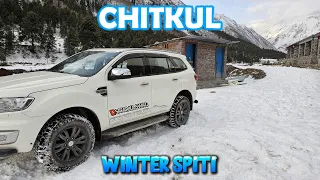 Ford Endeavour Chitkul Me Black Ice Me Fansi | Winter Spiti 2024 | Ep-03 | Safar Ka Swag