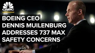 Boeing CEO Dennis Muilenburg addresses 737 Max safety concerns -- April 29, 2019