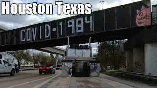 Cabover Trucking Through Houston Texas