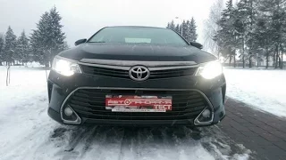 Максимальная комплектация Тойота Камри 3.5 V6 тест драйв обзор Автопанорама