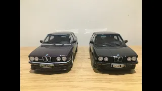1:18 Otto BMW Alpina B7 Turbo E28 VS  BMW M5 E28