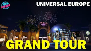 If Universal Studios Was In Europe.. Planet Coaster Park Tour