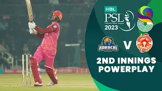 2nd Innings Powerplay | Karachi Kings vs Islamabad United | Match 4 | HBL PSL 8 | MI2T