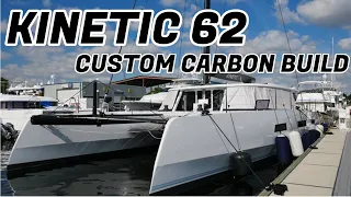 High Performance ALL CARBON Catamaran - Kinetic 62 - Narrated Walkthrough