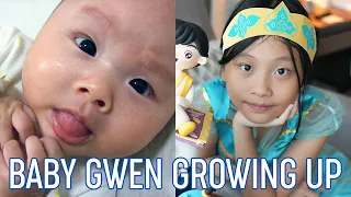 BABY GWEN GROWING UP | FROM 0-10 YEARS OLD | 10TH BIRTHDAY SURPRISE