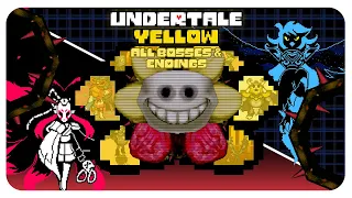 Undertale Yellow - All Bosses + All Endings